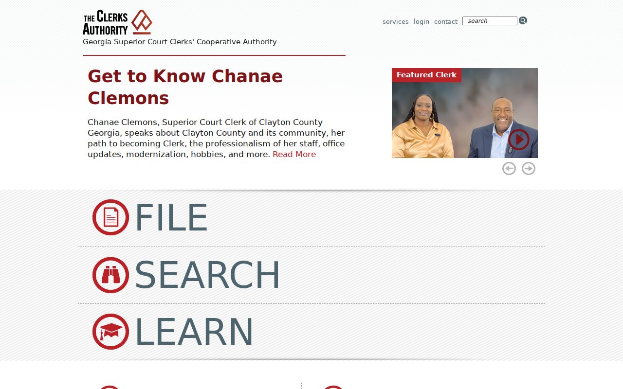 Lamar County criminal records at the Georgia clerk authority gateway