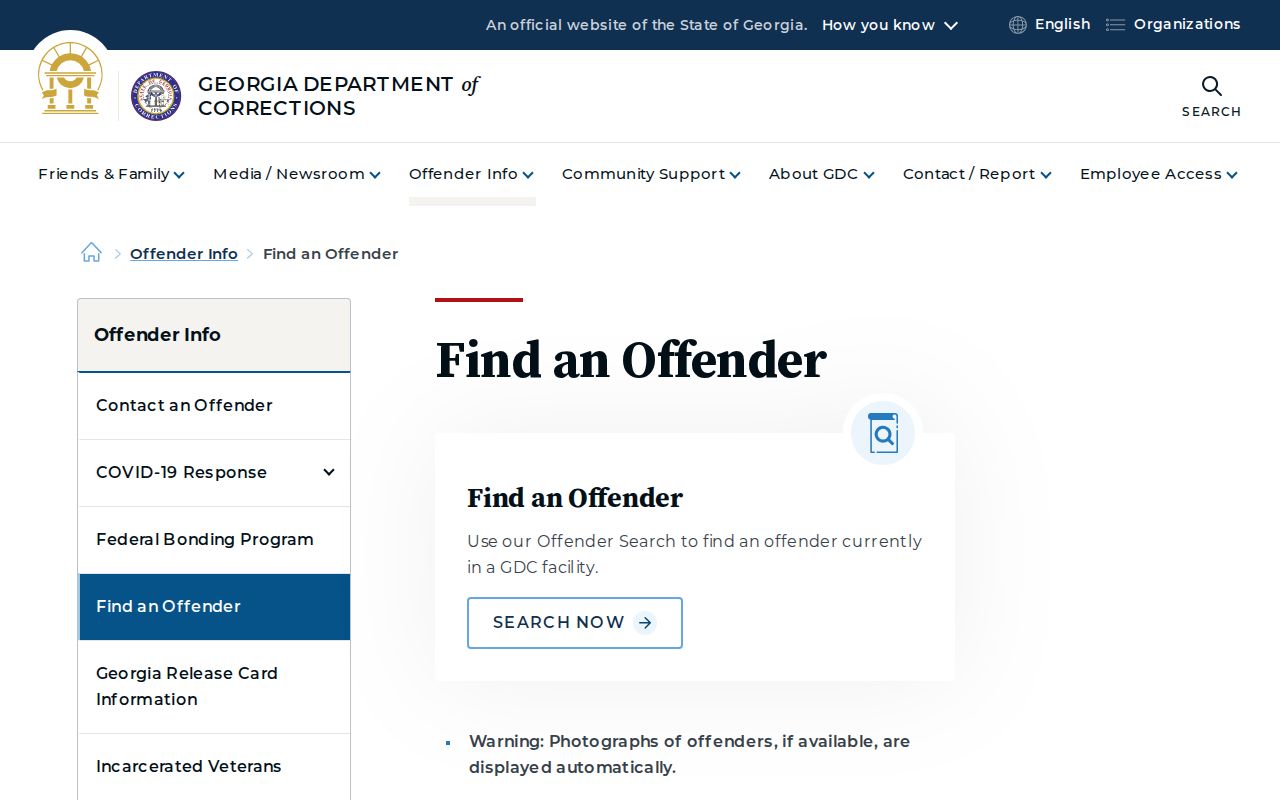Lamar County criminal history search through GDC Find an Offender