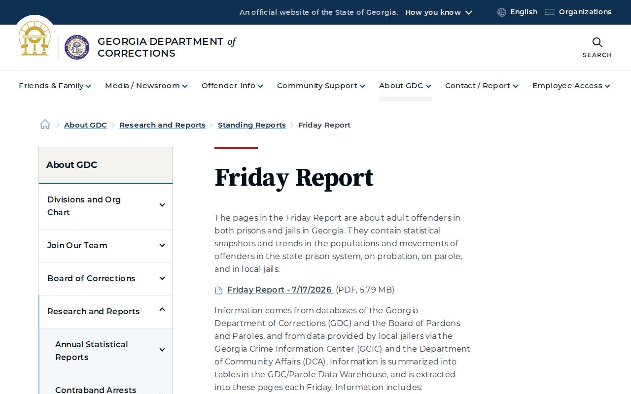 Milner criminal history context from GDC Friday reports