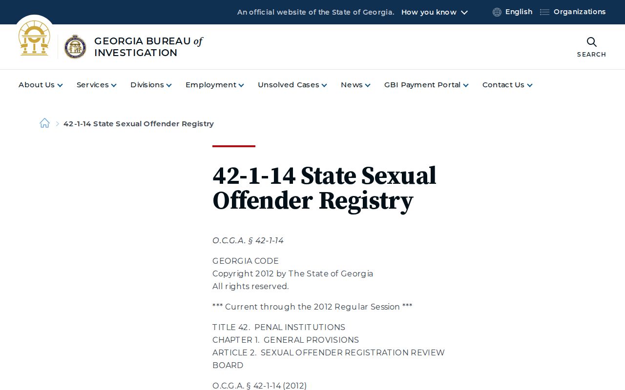 Lamar County sex offender lookup and Georgia risk classifications