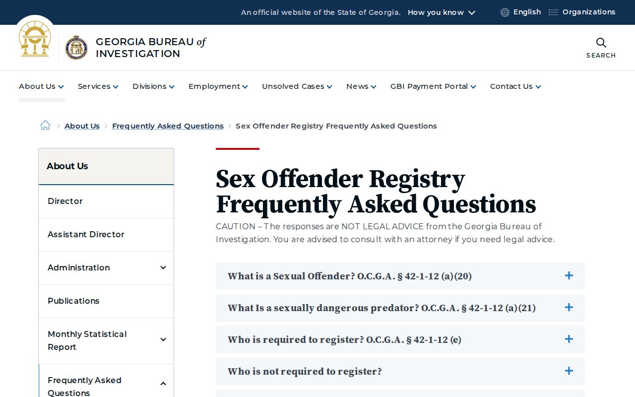 Lamar County sex offender registry FAQ and missing-result guidance